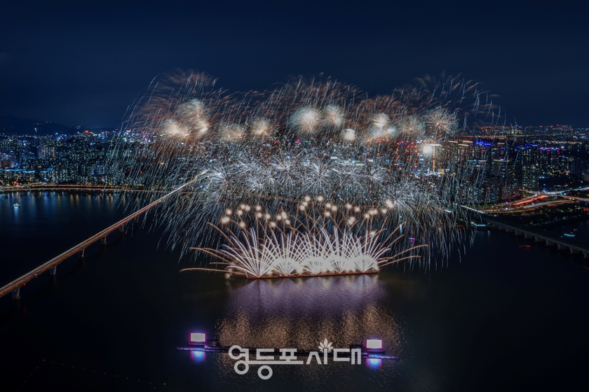 ▲‘2025 서울세계불꽃축제’. ⓒ(주)한화 제공