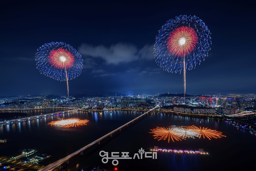 ▲‘2025 서울세계불꽃축제’. ⓒ(주)한화 제공
