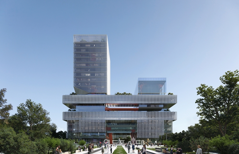 ▲신청사(구청·구의회 조감도)/이미지=영등포구 제공