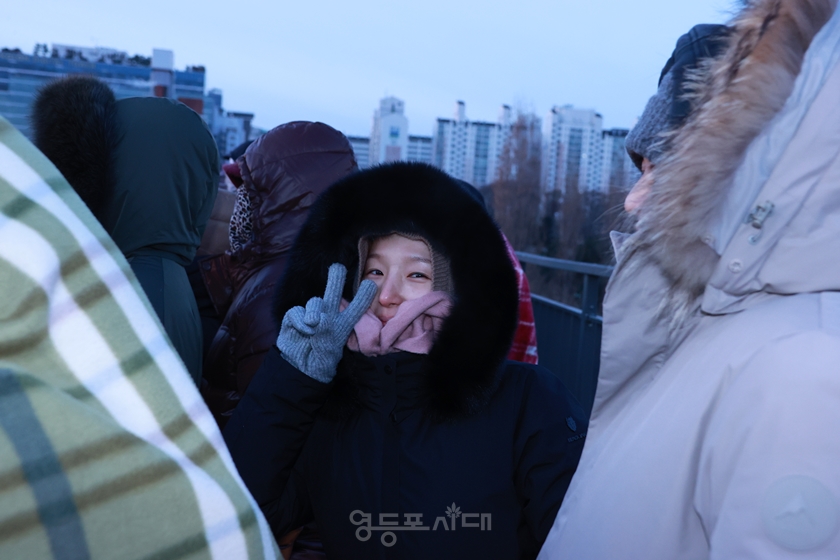 ▲올해 소원은 건강하고 예쁜 딸을 낳는 것이라고 밝힌 선유도에 사는 김다영, 전현우 부부 ⓒ영등포시대