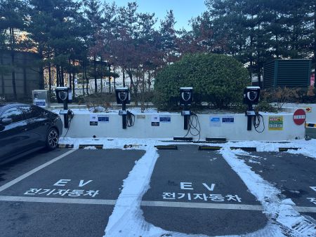 영등포구 전기차 충전시설 지상 이전설치 완료 모습(@영등포구청)