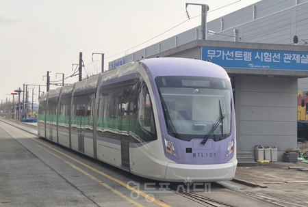 ▲트램차량(오송현장)/이미지=서울시 제공