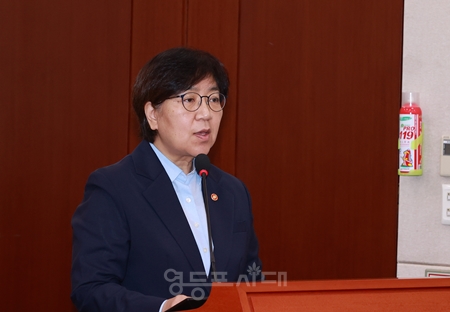 ▲정은경 보건복지부 장관 Ⓒ영등포시대