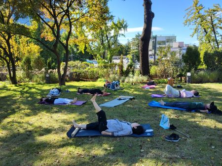 ‘기억 숲 산책’ 프로그램에 참여한 어르신들(@서울시)