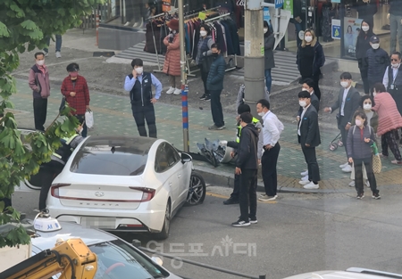 ▲신림사거리에서 발생한 교통사고/영등포시대 db