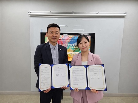 4월 21일(화), 굿네이버스 서울남부지부와 스태리컬러가 함께 진행한 학대 피해 아동 지원을 위한 업무 협약식(@굿네이버스 서울남부지부)