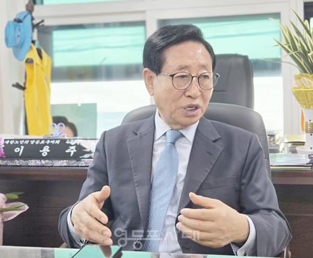 ▲어르신들의 여가 활동과 영등포지회 회원들을 위한 양질의 일자리 창출 등에 대한 계획을 밝히고 있다.ⓒ영등포시대