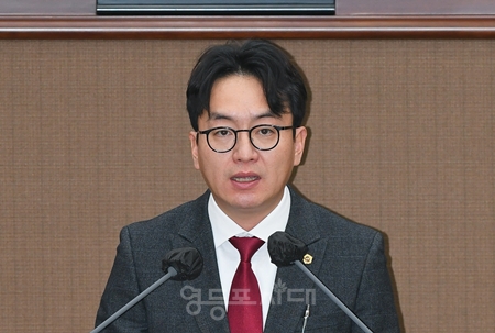  ▲서울시의회 본회의를 통과한 서울시교육청 시설공사와 물품 계약하자 관리 조례 전부개정안을 대표 발의한 이상욱 시의원/서울시의회 홈페이지 갈무리 