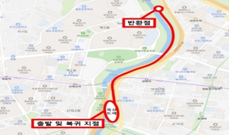 ▲걷기 대회 코스ⓒ영등포구