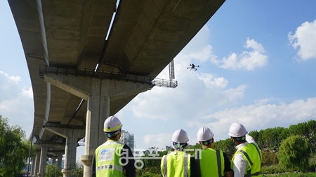 ▲교량 드론 점검/이미지=서울시 시설관리공단 제공 