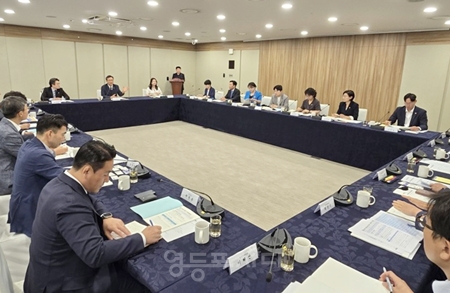 ▲울시청 본관 간담회장에서 열린 서울시 정책협의회 ⓒ서울시의회 